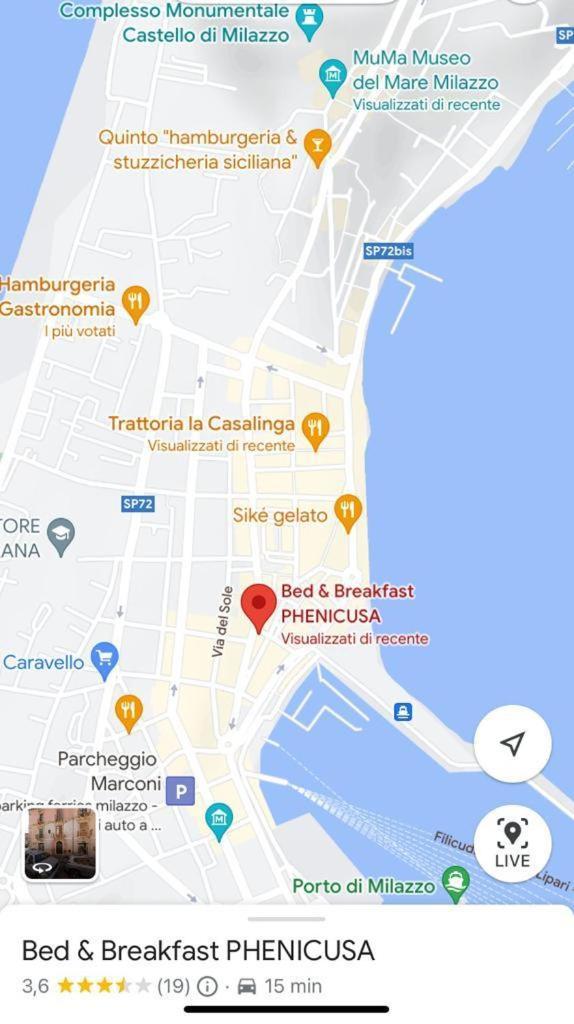 Phenicusa Milazzo Kültér fotó